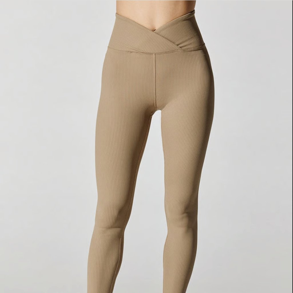 {Year Of Ours} Ribbed Veronica Leggings | Tan ~ Size Small